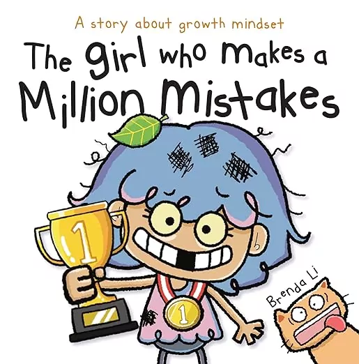 Cover of the book "The girl who makes a million mistakes"
